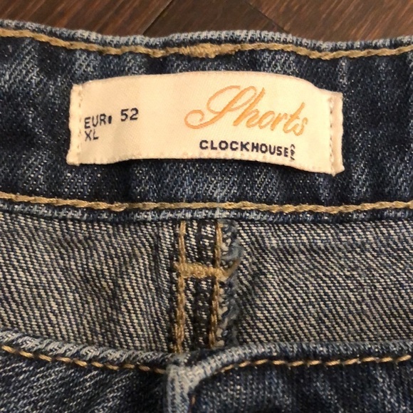 Clockhouse blue denim shorts. Distressed. EUC! - Picture 8 of 8